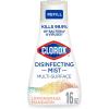 imageClorox Disinfecting Mist Refill MultiSurface Disinfectant Household Essentials Lemongrass Mandarin 16 Fluid Ounces16 Fl Oz Pack of 1