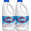 imageClorox SplashLess Bleach1 Disinfecting Bleach Kills 999 of Bacteria and Viruses Regular 40 Fluid Ounce Bottle  Pack of 2 Package May Vary