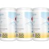 imageClorox Free ampamp Clear Compostable Cleaning Wipes Light Lemon Scent 75 Count Pack of 3 Pack May Vary