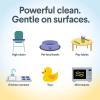 imageClorox Free ampamp Clear Compostable Cleaning Wipes Light Lemon Scent 75 Count Pack of 3 Pack May Vary