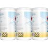 imageClorox Free ampamp Clear Compostable Cleaning Wipes Light Lemon Scent 75 Count Pack of 3 Pack May Vary