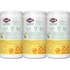 imageClorox PlantBased Disinfecting Wipes Household Essentials Lemon Zest 13x75ct ecom