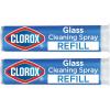 imageClorox Glass Cleaner Refill Cartridge for Glass Cleaner Reusable Spray Bottle Two Refill Cartridges Ounces Household Essentials Package May Vary 2 Piece Set 066 Fl Oz2 Count Pack of 1