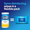 imageClorox Cleaning Bundle Disinfecting Mist Lemon ampamp Orange Blossom Scent 1 Spray Bottle ampamp 1 Refill 16 Fl Oz Each Disinfecting Wipes Moisture Seal Lid Fresh Scent 3Pack 75ct Each