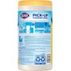 imageClorox Power PickUp Cleaning Wipes Lemon Verbena 75 Paper Towel Wipes Pack of 3 Pack May Vary