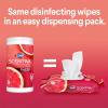 imageClorox Scentiva Wipes Bleach Free Cleaning Wipes Household Essentials Tahitian Grapefruit Splash 75 Count Pack of 3