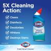 imageClorox Toilet Bowl Cleaner Clinging Bleach Gel Ocean Mist  24 Ounces Pack of 2