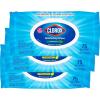 imageClorox Disinfecting Wipes Bleach Free Cleaning Wipes Household Essentials 75 Wipes Pack Of 3 Fresh Scent Package May Vary