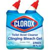 imageClorox Toilet Bowl Cleaner Clinging Bleach Gel Ocean Mist  24 Ounces Pack of 2