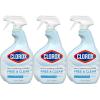 imageClorox Free ampamp Clear Multi Surface Cleaner Spray Bottle Fragrance Free 32 Fluid Ounces Pack of 3