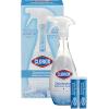 imageClorox Disinfecting Bathroom Foamer Starter Kit with One Reusable Bottle Plus 2 Refill Cartridges Household Essentials Makes 50 Ounces of Cleaner