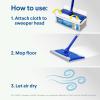 imageClorox Disinfecting Wet Mop Pad Disposable Mop Heads MultiSurface Floor Wipes Rain Clean 2 Packs 24 Wet Refills Per Pack Package May Vary