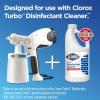 imageClorox Turbo Disinfectant Cleaner for Sprayer Devices BleachFree Kills Cold and Flu Viruses and COVID19 Virus 64 Fluid Ounces
