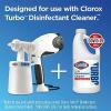imageClorox Turbo Handheld Power Sprayer and Disinfectant Cleaner for Small Businesses Lightweight Power Sprayer Industrial Cleaning Hospital Cleaning 64 Ounce BundleBundle