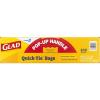 imageGlad CloroxPro QuickTie Tall Kitchen Trash Bags 13 Gallon 200 Count Package May VaryTrash Bags