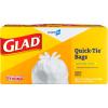 imageGlad CloroxPro QuickTie Tall Kitchen Trash Bags 13 Gallon 200 Count Package May VaryTrash Bags