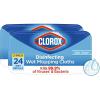 imageClorox Disinfecting Wet Mop Pad Disposable Mop Heads MultiSurface Floor Wipes Rain Clean 2 Packs 24 Wet Refills Per Pack Package May Vary