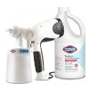 imageClorox Turbo Handheld Power Sprayer and Disinfectant Cleaner for Small Businesses Lightweight Power Sprayer Industrial Cleaning Hospital Cleaning 64 Ounce BundleBundle