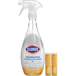 imageClorox Disinfecting AllPurpose Cleaner 32 Oz and Disinfecting Bathroom Cleaner Household Essentials 30 Oz Pack of 31 Count Pack of 1