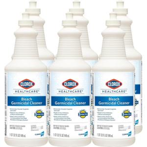 imageClorox Healthcare Bleach Germicidal Cleaner PullTop 32 Fluid Ounces Package May Vary533 Fl Oz Pack of 6
