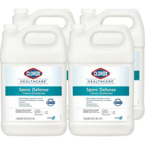 imageClorox Healthcare Spore Defense Cleaner Disinfectant Closed System Refill Bottle 128 Fl Oz Pack of 4 Package May Vary 32122128 Fl Oz Pack of 4