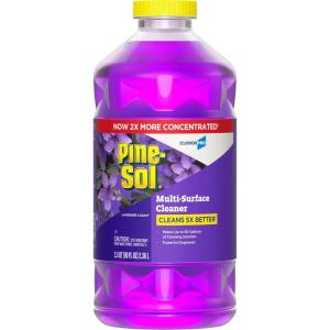 imagePineSol MultiSurface Cleaner CloroxPro 2x Concentrated Formula AllPurpose Cleaner Lavender Clean 80 Fl Oz Pack of 380 Fl Oz Pack of 1