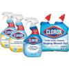 imageClorox Disinfecting AllPurpose Cleaner and Disinfecting Bathroom Cleaner Pack of 3 and Toilet Bowl Cleaner Clinging Bleach Gel Ocean Mist Pack of 2 BundleOcean Mist  Crisp Lemon
