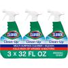 imageClorox CleanUp MultiSurface Cleaner with Bleach Original Spray Bottle 32 Fl Oz Pack of 3