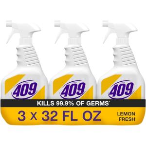 imageFormula 409 MultiSurface Cleaner Spray Bottle Lemon Fresh 32 Fluid Ounces Pack of 3