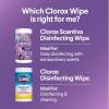 image:imageClorox Scentiva Disinfecting Wipes Lavender and Jasmine 75 Count Package May VaryWhite