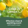 image:imageClorox Disinfecting Cleaning Wipes Bleach Free Crisp Lemon Fresh Scent Scentiva Coconut and Waterlily 75 Count Each Package May VaryLemon  Fresh